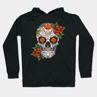 skull flower Hoodie